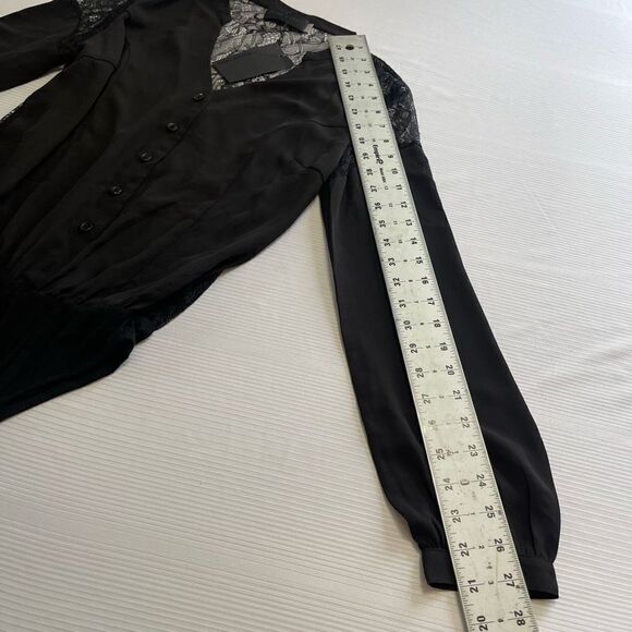 NWT BLAQUE LABEL Black Lacey Bodysuit Size XS NEW - Picture 6 of 12